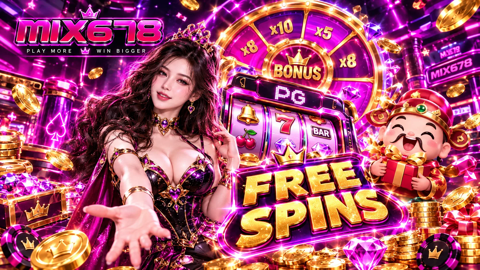 เริ่มต้นทดลองเล่นสล็อต pg ซื้อฟรีสปิน พร้อมเข้าใจฟีเจอร์ก่อนเล่นจริง